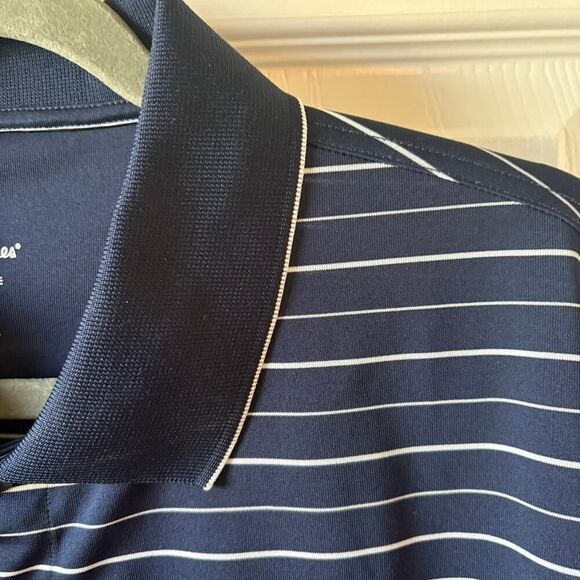 Bobby Jones Performance Moselem Springs Golf Club Stripe Polo Navy XXL - Picture 6 of 13